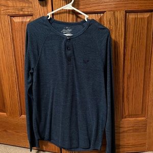 American Eagle Henley Long Sleeve